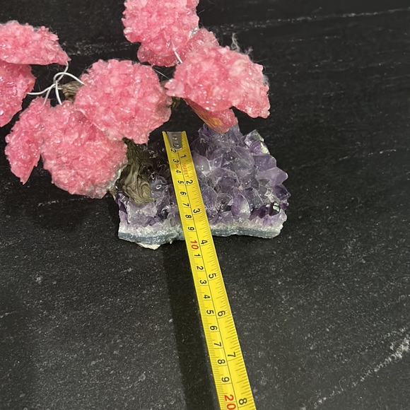 Rose qtz crystal tree - Picture 11 of 17